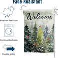 thumbnail image 4 of Welcome Winter Garden Flag Pine Tree Flag Snowy Forest Red Birds Cardinals Flag 12x18 Double Sided Outdoor Christmas Farmhouse Decorations Seasonal Yard Flags, 4 of 7