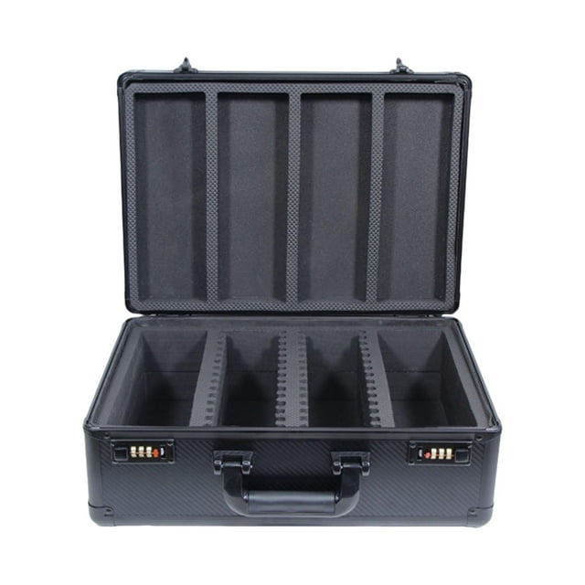 lionlar Boîte de Rangement pour Cartes Graduées, Grande Capacité, Étui Rigide, Étui pour Cartes à Échanger de Baseball, Support pour Chargeurs Supérieurs Sports en Fibre de Carbone