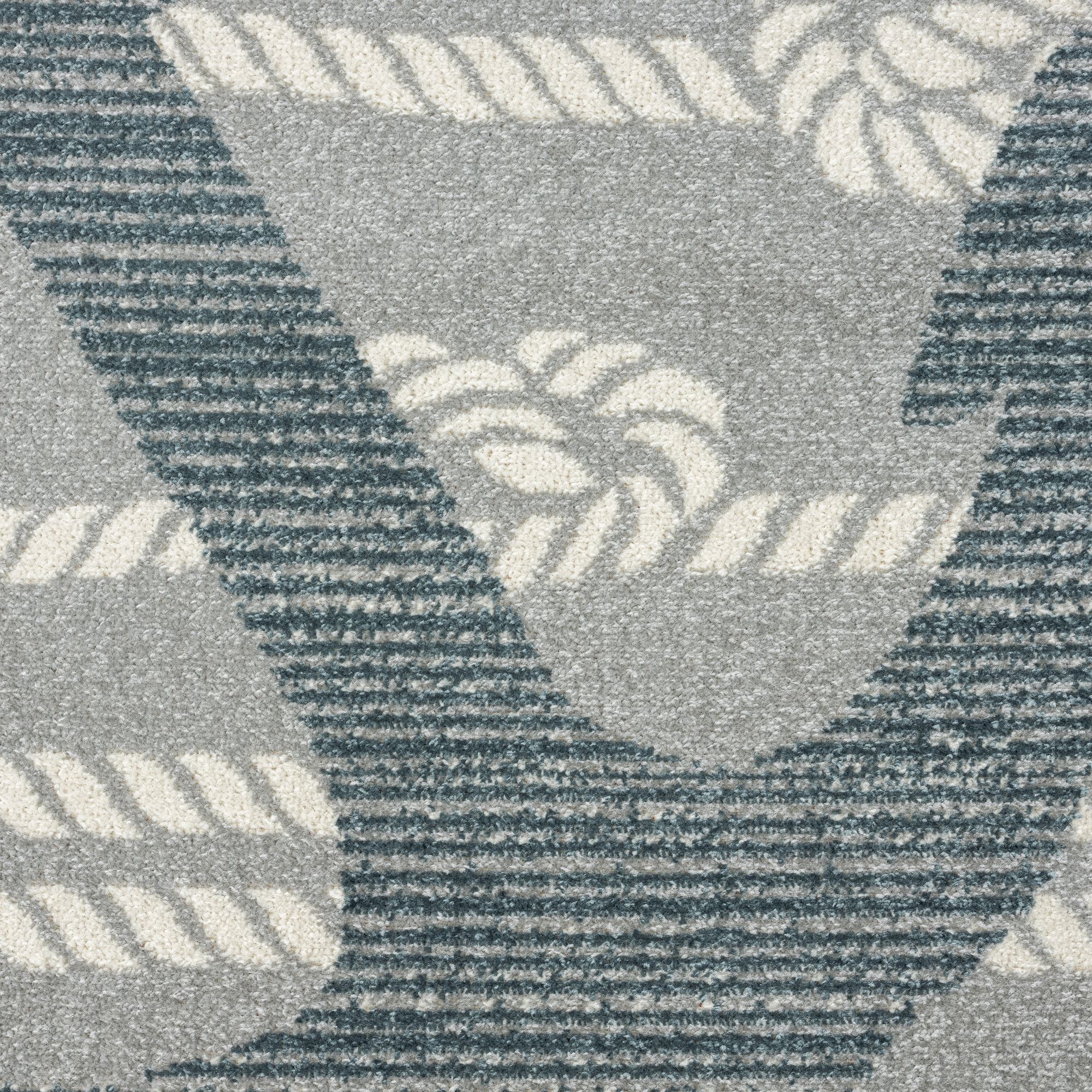 Home Dynamix Marine Anchor Coastal Anchor Indoor/Outdoor Area Rug, Grey/Ivory , 5'2"x7'2"