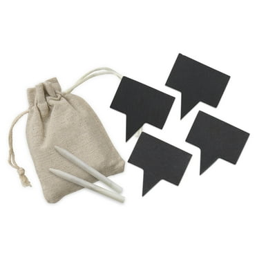 Maison du Fromage Slate Cheese Marker Set, Natural Slate, 7-Piece Set