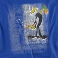 thumbnail image 2 of Looney Tunes Graffiti Duck Women's T Shirt, Royal, X-Large, 2 of 6