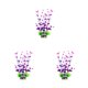 thumbnail image 2 of Billuyoard 1 Uds pecera gran acuario acuático planta criatura decoración decorativa acuario decoración de alta calidad Violeta 3Conjunto, 2 of 6