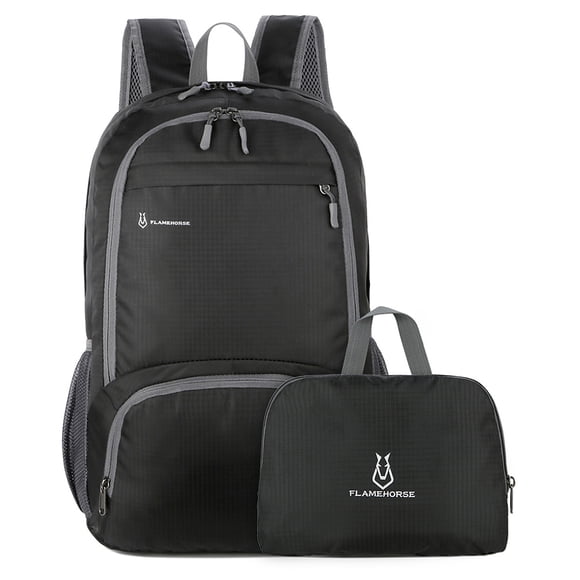 Mochila Mochila plegable ligera Hombres Mujeres Mochila impermeable a prueba de agua Mochila de send FLAMEHORSE Mochila