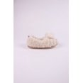 thumbnail image 2 of Pretty You London Women's Dora Pom Short Bootie Slipper in Cream, 2 of 6