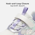 thumbnail image 2 of Balabala White Girls Sneakers Boys Sneakers Kids Sneakers Tennis Shoes School Shoes Lightweight Running Athletic Shoes, 2 of 6