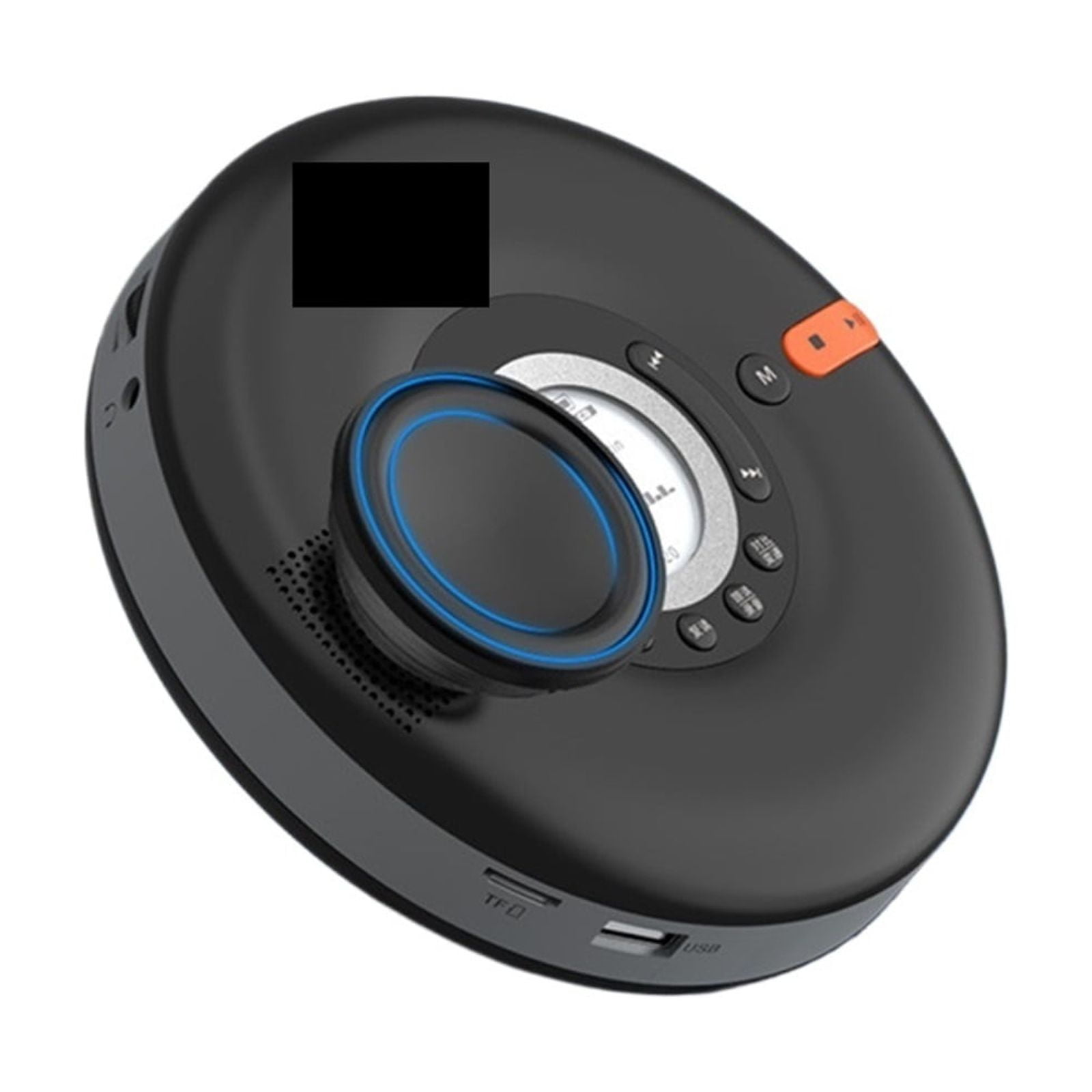 Portable CD Player with Bluetooth Speaker USB Playback Language Learning Repeater Audio Out ,Multi-Functional