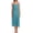 Green, variant on Women Cotton Silk Long Slip Dress Camisoles Full Slips For Under Dress Nightgowns Petticoat