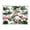 Flamingo and Tropical Leaves, variant on Acrylic Tray Clear Serving Tray Rectangle Decorative Tray with Cut Handle Leopard and Flying Feathers