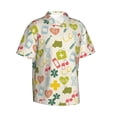 thumbnail image 2 of Daiia Medical Icons Hawaiian Shirt for Men Gentle Cotton Regular Short Sleeve Casual-X-Large, 2 of 8