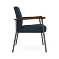 thumbnail image 2 of Mystic Reception Waiting Room Oversize Guest Chair / Charcoal Steel / Blue, 2 of 5