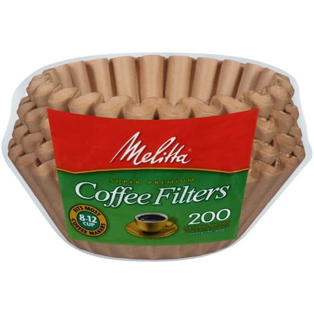 (11 pack) (11 Pack) Melitta 8-12 Cup Brown Basket Coffee Filters, 200 Ct