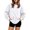 White, variant on Long Sleeve Sweatshirt With Round Neck And Front Pockets For Winter Comfort