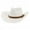 AA White, variant on Western Cowboy Straw Hat Spray Painted Denim Detail Outdoor Summer Sun Visor Beach Cap for Unisex
