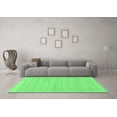 thumbnail image 3 of Ahgly Company Indoor Rectangle Solid Emerald Green Modern Area Rugs, 3' x 5', 3 of 4