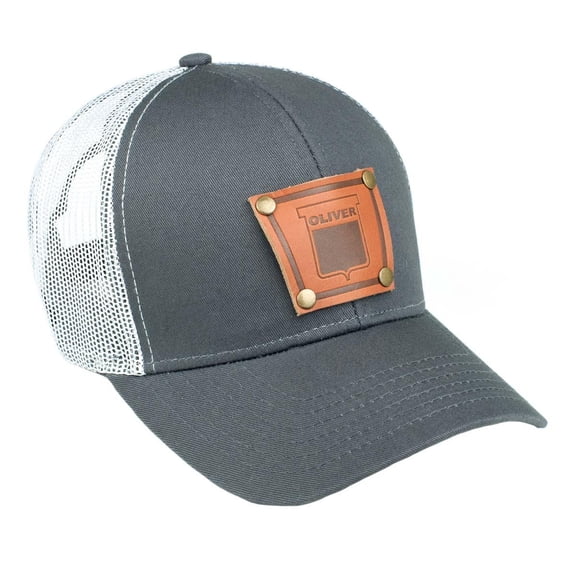 Keystone Oliver Riveted Logo Gray Mesh Back Cap, NOLGWM