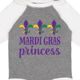 thumbnail image 4 of Inktastic Mardi Gras Princess Girls Long Sleeve Baby Bodysuit, 4 of 5