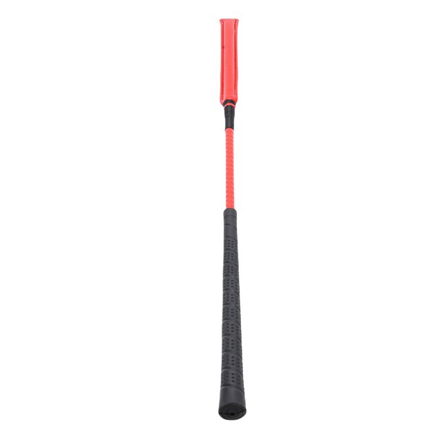 Horse Whip Riding Crop Premium Leather Anti Slip Silicone Handle Durable Equestrian Racing for Training Competitions 65cm Length