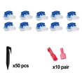 thumbnail image 1 of Boundary Cable Kit Pegs Cable Connectors Connection Terminals Set for Lawn mower, 1 of 9