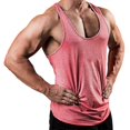 thumbnail image 1 of Men Sleeveless Workout Muscle Tank Top Bodybuilding Gym Sports Fitness T-Shirt, 1 of 3