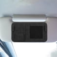 thumbnail image 4 of jiaping Car Sun Visor Organizer Business Card Holder Universal Auto Interior Accessories Black, 4 of 6