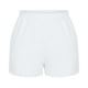 thumbnail image 4 of ICHUANYI ClearanceWomen Casual Summer Elastic Waist Sports Loose Solid Short Pants(White, M) ICHUANYI WER20232080502997, 4 of 6