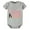 Grey, variant on My Dad Sucks At Golf Baby Hospital Outfit Boy Short Sleeve Plain Baby Onesie White Boy Rompers 12-18 Months