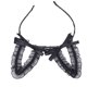 thumbnail image 3 of Diadema con orejas de encaje para mujeres y niñas, bonita decoración con lazo, diadema para fiesta de Halloween y Cosplay, 3 of 5