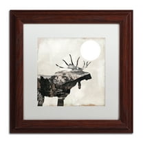 Trademark Fine Art 11 x 11 Animals Matted Framed Art ' Going Wild V ' by Color Bakery