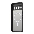 thumbnail image 2 of Magnetic for Google Pixel 8 Pro Case Compatible with MagSafe, Military Grade Protection Slim Translucent Matte Back Silicone Bumper Shockproof Phone Case for Google Pixel 8 Pro, Clear, 2 of 7