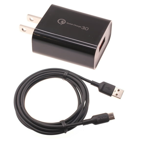 6ft Long USB-C Cable 18W Fast Home Charger for Samsung Galaxy A16 5G - Type-C Cord USB Wall Adapter Power Wire Quick Charge QC3.0 Wall for Galaxy A16 5G