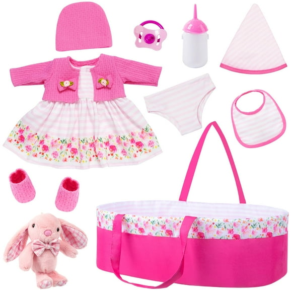 Ropa para muñecas con capazo para muñecas de 40 a 45 cm