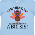 thumbnail image 4 of Inktastic Thanksgiving Big Sis Announcement Turkey Girls Toddler T-Shirt, 4 of 5