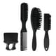 thumbnail image 4 of Brocha de afeitar,Juego de cepillos y peines de barbero Cepillo de limpieza,Peluquería Almacenamiento de polvo Peinado Limpieza de polvo,Cepillo para barba Peine para cortar el cabello, 4 of 8