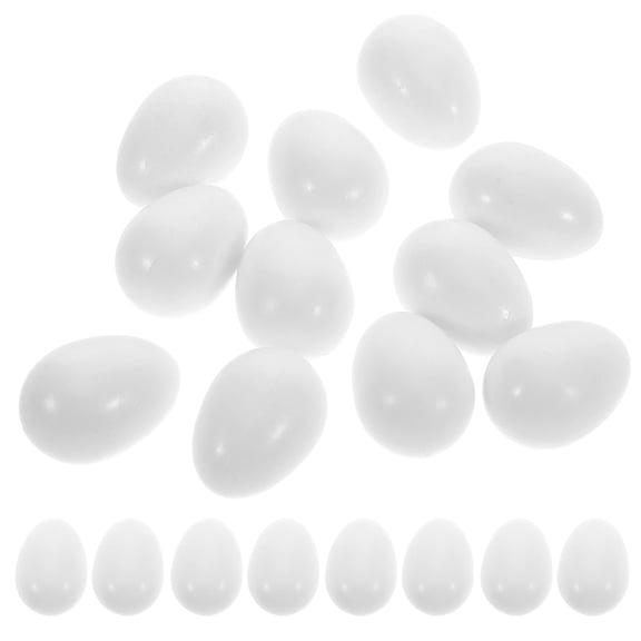 LOLIPPYY 30pcs Fake Bird Eggs Simulated Eggs for Hatching Process Breeding Management