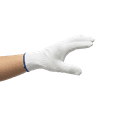 thumbnail image 2 of Zenport GN025 10 Gram Tetoron Poly Fiber Glove Liners, 12-Pair, White, 2 of 6