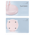 thumbnail image 2 of Desk Lamps Office Portable and Foldable, Rechargeable Night Light Learning Eye Protection Lamp Cute Desk Lamp Study Lamp---Ear Pink 4800mAh+Charger Head, 2 of 5