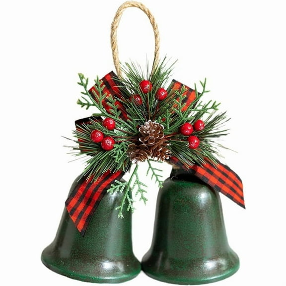 Christmas Decoration Bells, Bells for Christmas Trees, Bell Decor, Vintage Hanging Decorative Bell for Door, Wall, Window, Indoor and Outdoor Decor, New Year Party Hanging Ornaments