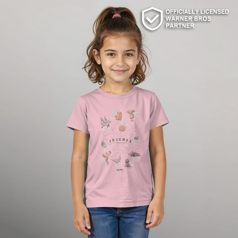 Acquista Harry Potter Girls Hogwarts Painted Crest Cotton T-Shirt in Italia a partire da 14