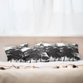 thumbnail image 7 of Ambesonne Forest Throw Pillow Cover 4 Pack, Deciduous Trees Nature, 24", Black Grey White, 7 of 7