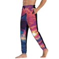 thumbnail image 3 of Kdxio Hawaiian Island Beach Shark Pattern Joggers,Sweatpants for Men with Pockets-X-Large, 3 of 5