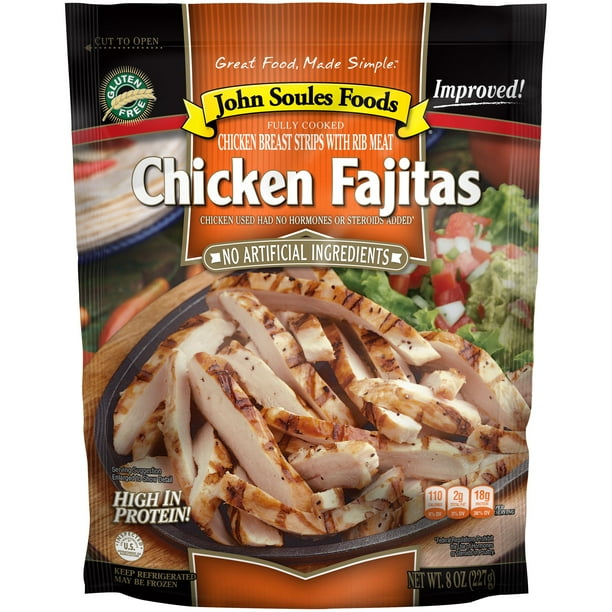 John Soules Foods Chicken Fajitas, 8oz - Walmart.com ...