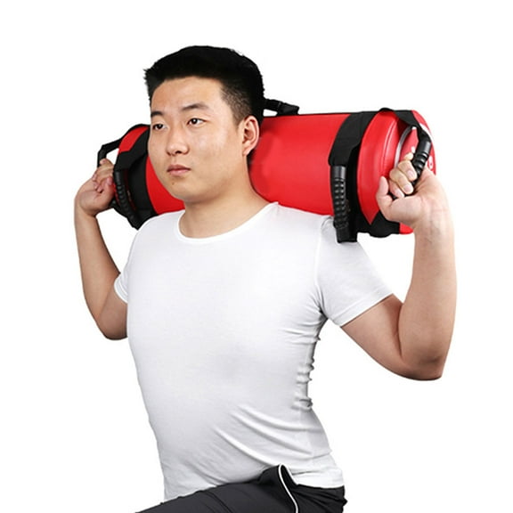 PTOOTP 1Pc Weighted Bags with Comfortable Handles and Washable Red Outer Shell for Effective Fitness Workouts