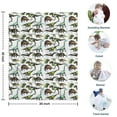 thumbnail image 4 of Colorful Realistic Dinosaurs Pattern Blanket,Comfortable Soft Flannel Throw Blanket,All Season,Warm Lightweight Blankets for Sofa Bed Couch Living Room Chair,30"x40", 4 of 4