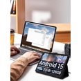 thumbnail image 7 of PU Leather Folio Case for Teclast T65 13.4" Tablet, Multi-Angle Folding Stand Protective Cover,Black, 7 of 7