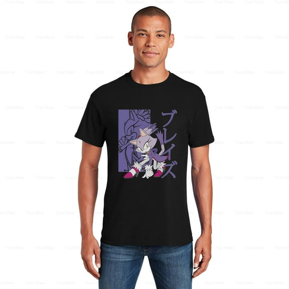 WéarCLOTHING Blaze the Cat Sonic and Friends T-Shirt Unisex, Crewneck, Sweatshirt, Sweater, Game , for Unisex, up to size 5XL