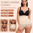 thumbnail image 3 of Werena Tummy Control Shapewear Panties for Women Shaping Underwear Slimming Body Shaper Lace Shapewear Panty Girdle, 3 of 6