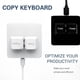 thumbnail image 2 of BTXETUEL Copy and Paste 2-Key Keyboard SAYO OSU Keypad Hotswap One Handed Mechanical Gaming Keyboard Cherry Switch RGB Backlit Mini USB Keypad for macros or Rhythm Games, 2 of 6