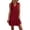 Red, variant on Odbmxy Summer Mini Dresses for Women Peplum V-Neck Cute Tank Junior Dress Sleeveless Casual Sundresses for Women