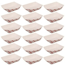 HONMEET Kraft Paper Hot Dog Container for Party Use, Disposable Food Tray for Grilled Foods and Snacks