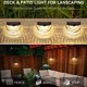 thumbnail image 5 of 6 Piezas de Luz Solar de Pared 6 Luces LED para Cercas, Luces Exteriores para JardíN, BalcóN, Luz de Paso, Luz de DecoracióN, Luz Solar CáLida, 5 of 10